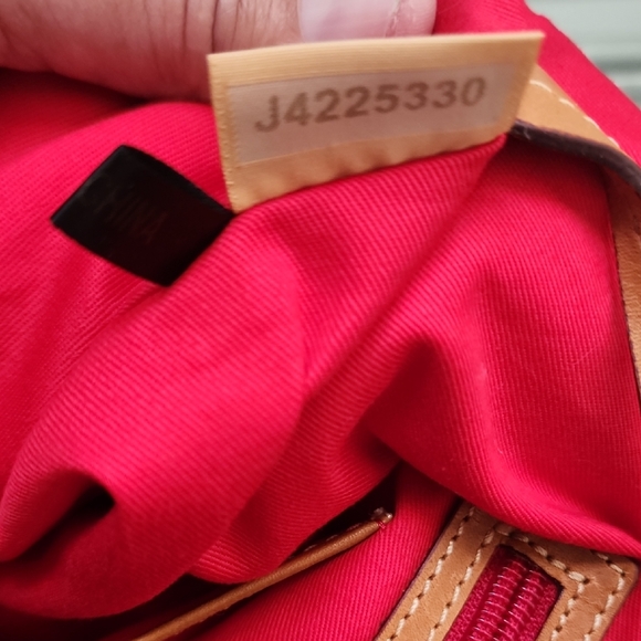 Dooney & Bourke Leather Tote White Green Tan Colorblock Shoulder Bag - Picture 15 of 15